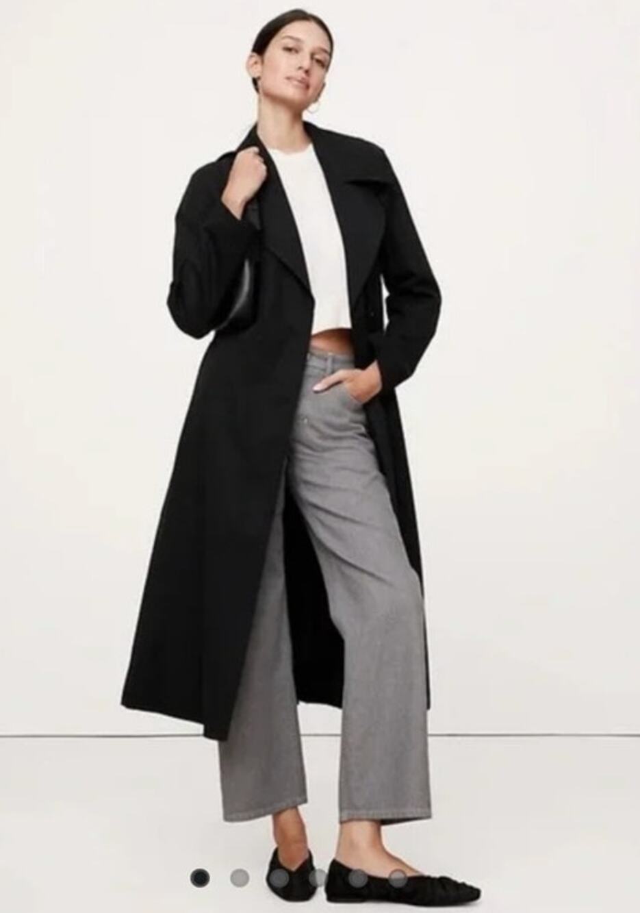 Banana Republic Drapey Trench Coat Size Small